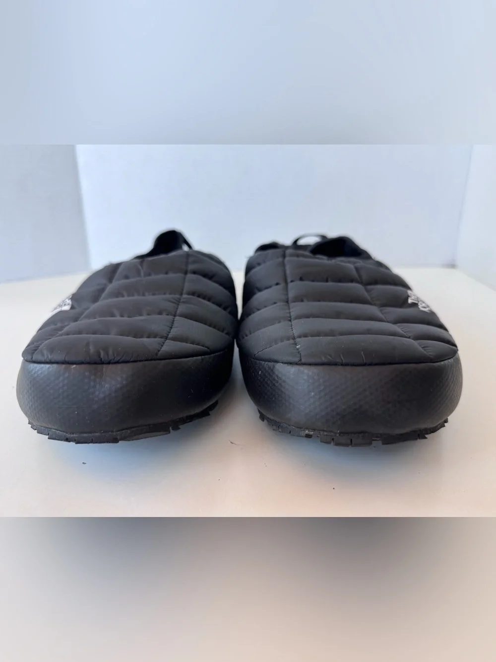 THE NORTH FACE MEN'S THERMOBALL TRACTION MULE V BLACK SLIP ON SLIPPER SHOES 12